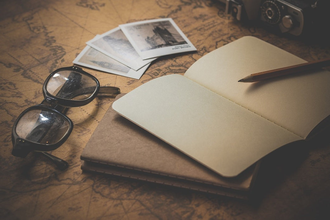 Photo Wallpaper Retro travel plan