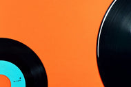 Photo Wallpaper Retro vinyl record motif