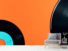Load image into Gallery viewer, Photo Wallpaper Retro vinyl record motif
