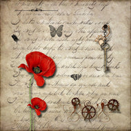 Photo Wallpaper Retro document