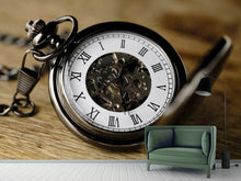 Load image into Gallery viewer, Photo Wallpaper Retro clock
