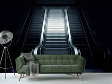 Load image into Gallery viewer, Photo Wallpaper Escalator in the dark
