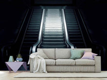 Load image into Gallery viewer, Photo Wallpaper Escalator in the dark
