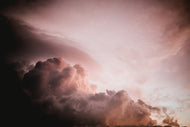 Photo Wallpaper Pink clouds