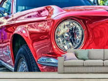 Load image into Gallery viewer, Photo Wallpaper Red vintage car
