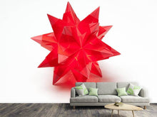 Load image into Gallery viewer, Photo Wallpaper Red christmas star
