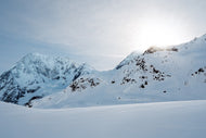 Photo Wallpaper Snow in the mountains