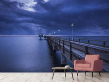 Load image into Gallery viewer, Photo Wallpaper Pier at night
