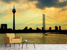 Load image into Gallery viewer, Photo Wallpaper Skyline in the evening light
