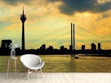 Load image into Gallery viewer, Photo Wallpaper Skyline in the evening light
