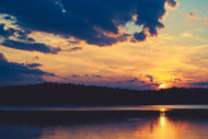 Photo Wallpaper Sunset - time to relax