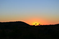 Photo Wallpaper Sunset in Africa