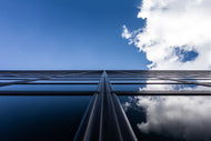 Photo Wallpaper Reflection of clouds