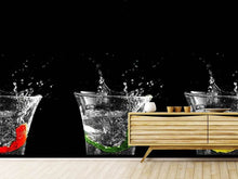Load image into Gallery viewer, Photo Wallpaper Splashing water glasses
