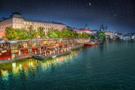 Photo Wallpaper Starry sky in Prague
