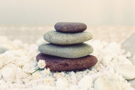 Photo Wallpaper Stone balance