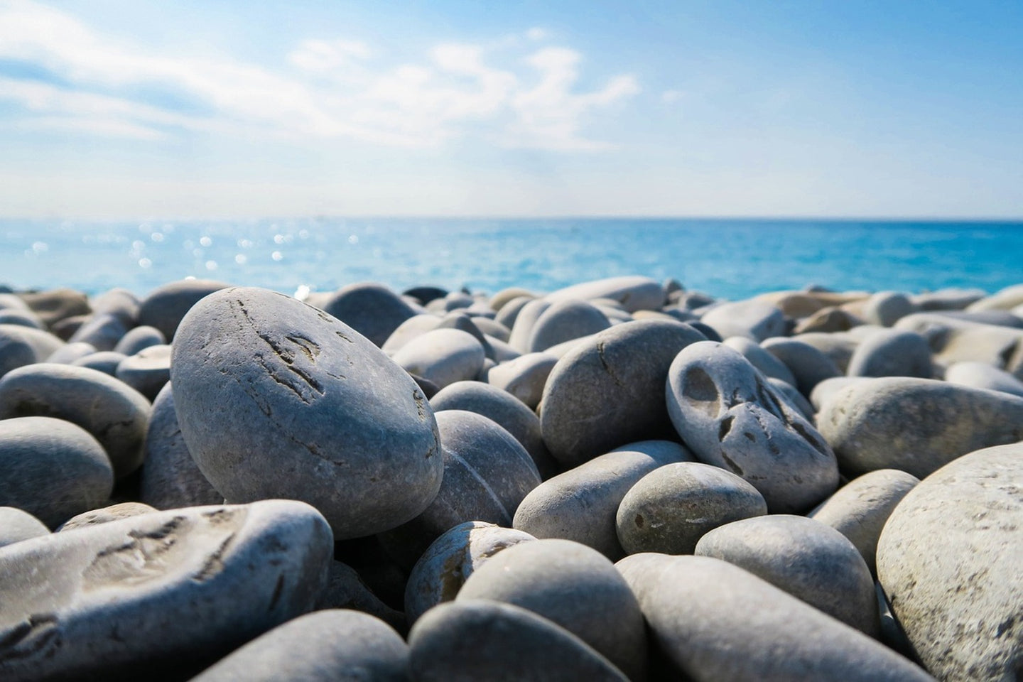 Photo Wallpaper Beach stones