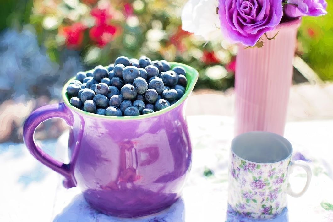 Photo Wallpaper Sweet blueberries