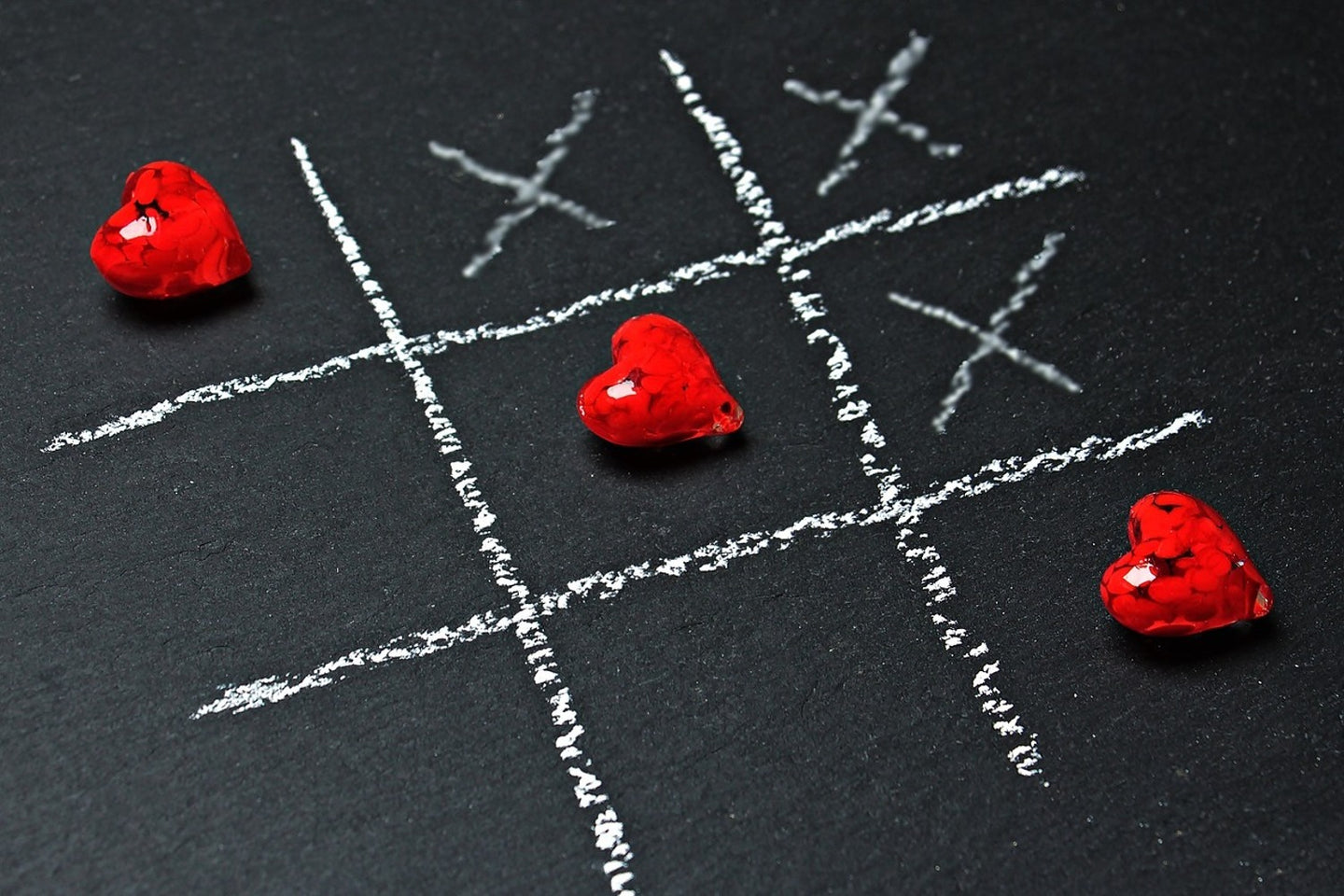 Photo Wallpaper Tic tac toe love