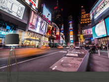 Load image into Gallery viewer, Photo Wallpaper Times Square at night
