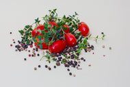 Photo Wallpaper Tomatoes and thyme