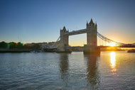Photo Wallpaper Tower Bridge in the sunset