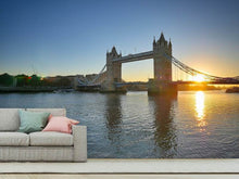 Load image into Gallery viewer, Photo Wallpaper Tower Bridge in the sunset
