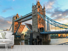 Load image into Gallery viewer, Photo Wallpaper Tower Bridge at dusk
