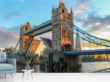 Load image into Gallery viewer, Photo Wallpaper Tower Bridge at dusk
