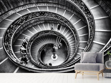 Load image into Gallery viewer, Photo Wallpaper Stairs in the Vatican
