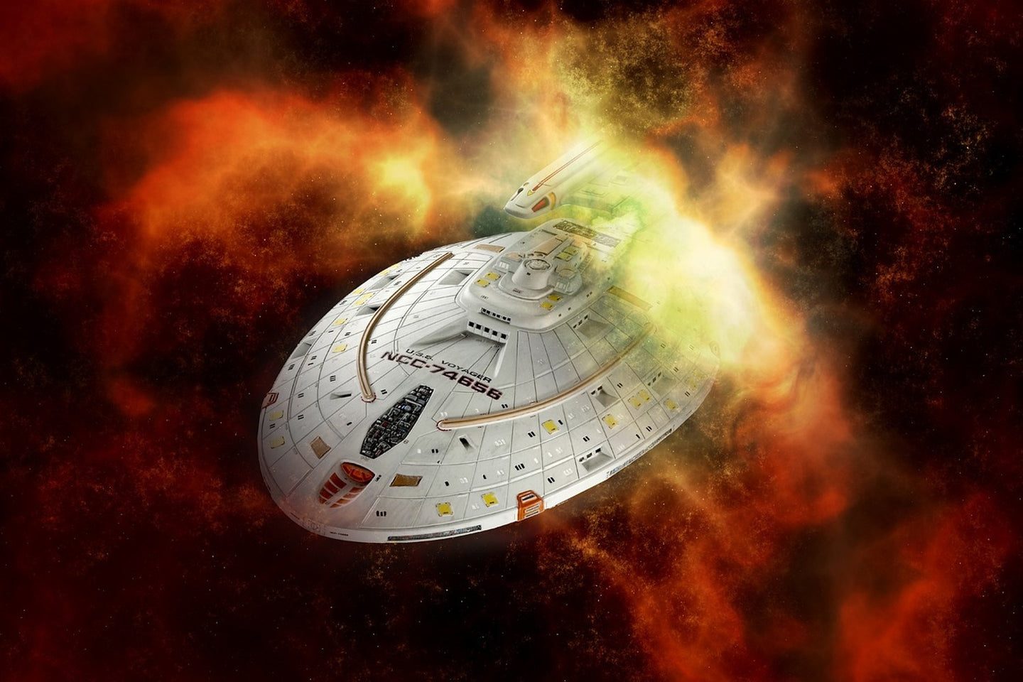 Photo Wallpaper UFO in space