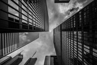 Photo Wallpaper Many skyscrapers
