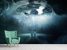 Load image into Gallery viewer, Photo Wallpaper Caution UFO
