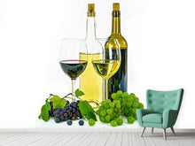 Load image into Gallery viewer, Photo Wallpaper White wine and red wine
