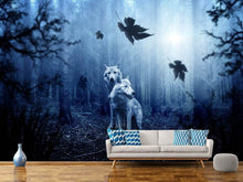 Load image into Gallery viewer, Photo Wallpaper Wolf&#39;s couple
