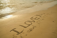 Photo Wallpaper Sign in the sand