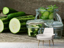 Load image into Gallery viewer, Photo Wallpaper Zucchinis and cucumbers
