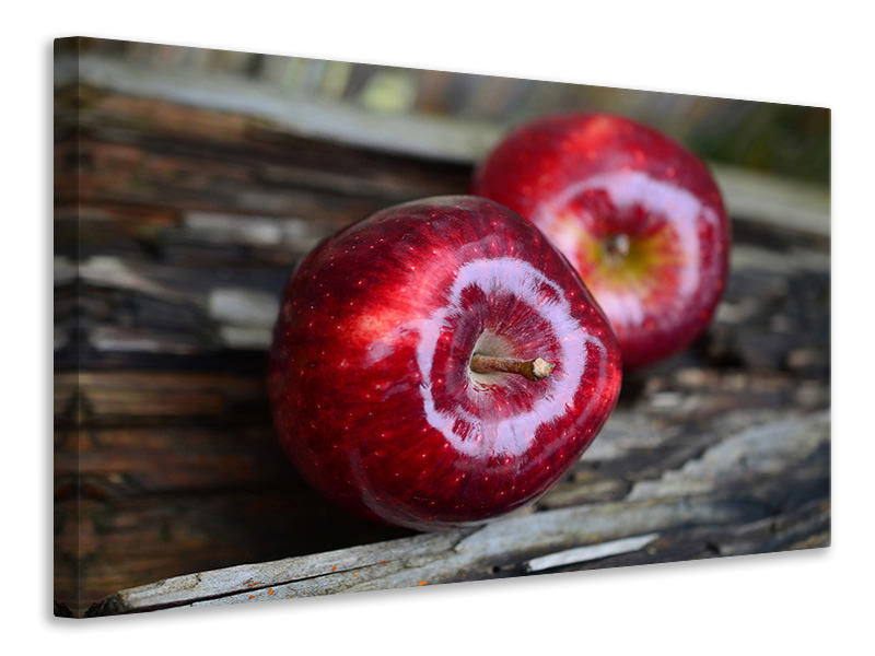 Canvas print 2 apples
