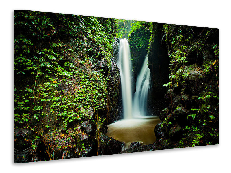 Canvas print 2 waterfalls