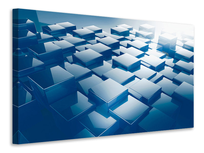 Canvas print 3D-Cubes