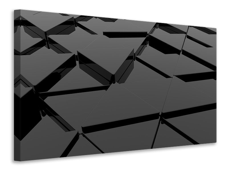 Canvas print 3D Triangular Surfaces
