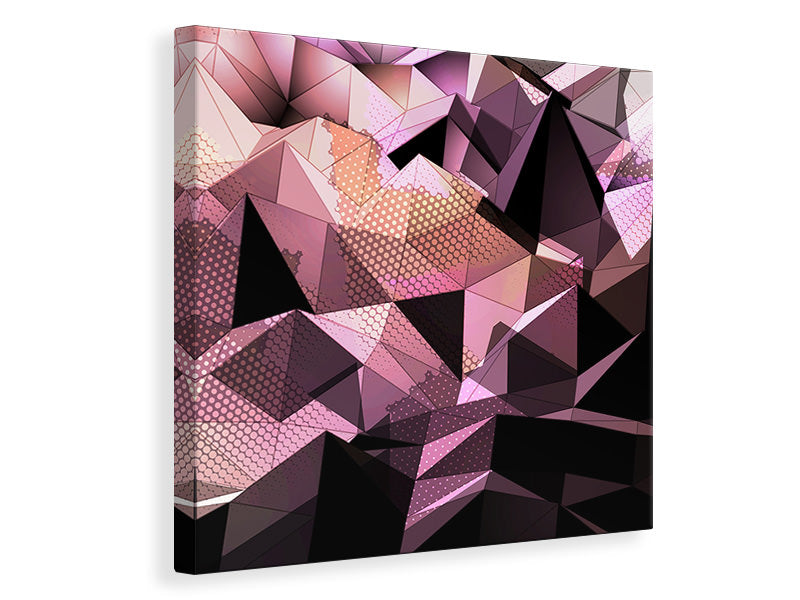 Canvas print 3D Crystal Structure