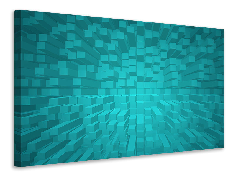Canvas print 3D Cubes