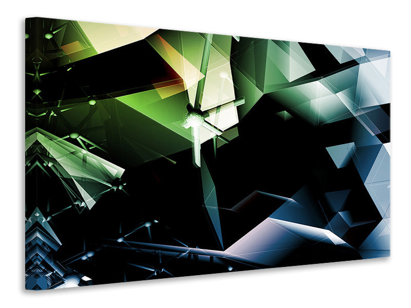 Canvas print 3D Polygon