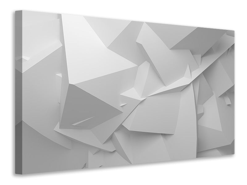 Canvas print 3D-Grid