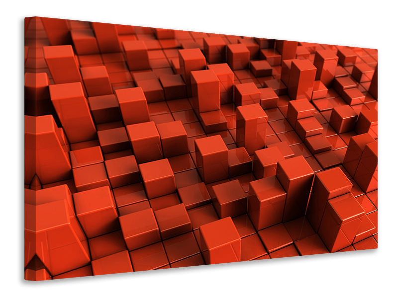 Canvas print 3D Square