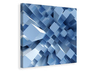 Canvas print 3D Pillars