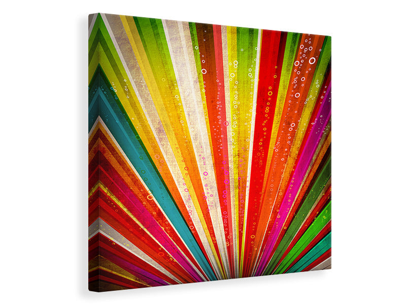 Canvas print Abstract Colored Light Rays