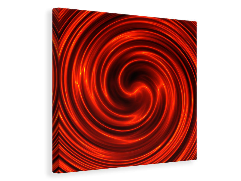 Canvas print Abstract Red Whirl