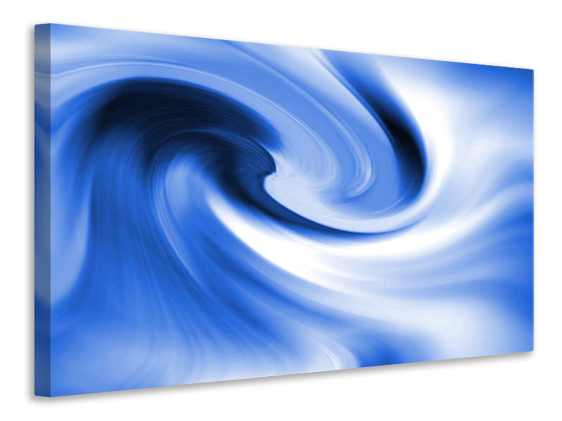 Canvas print Abstract Blue Wave